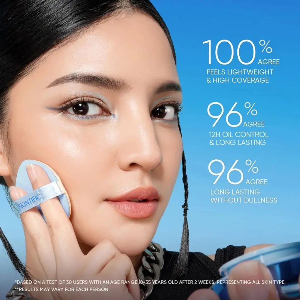 SKINTIFIC Perfect Stay Full Coverage Cushion Foundation