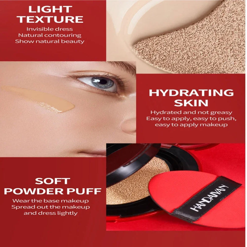 HANDAIYAN Korean Air Cushion Foundation – High Coverage
