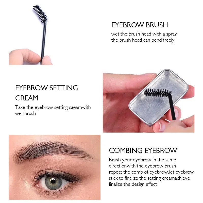 ibcccndc Eyebrow Styling Wax Gel Clear Brow Setter