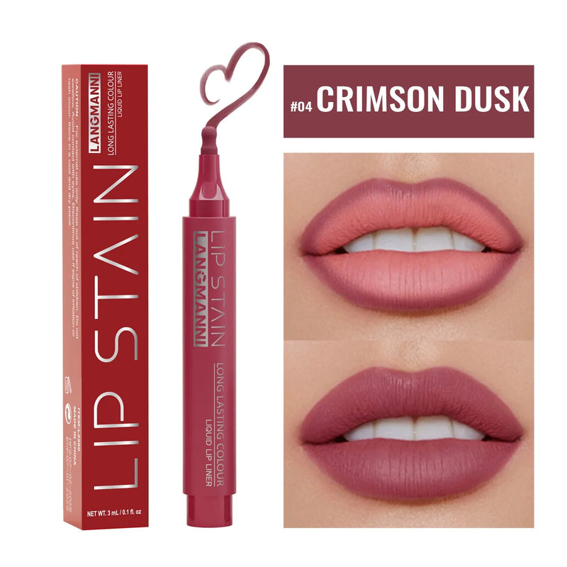 Matte Liquid Lip Liner Marker Pen Dyeing Lip Gloss Waterproof Long Lasting Lipstick Pencil Sexy Lips Contour Makeup Cosmetics