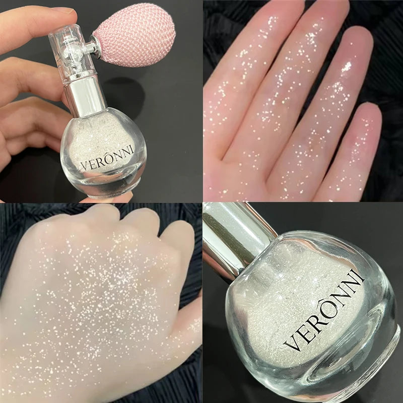 VERONNI Diamond Highlighter Powder Spray for Face & Body