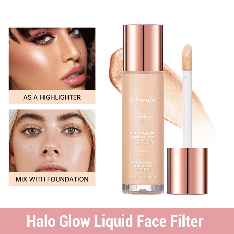 Lakerain Halo Glow Liquid Highlighter Face Filter