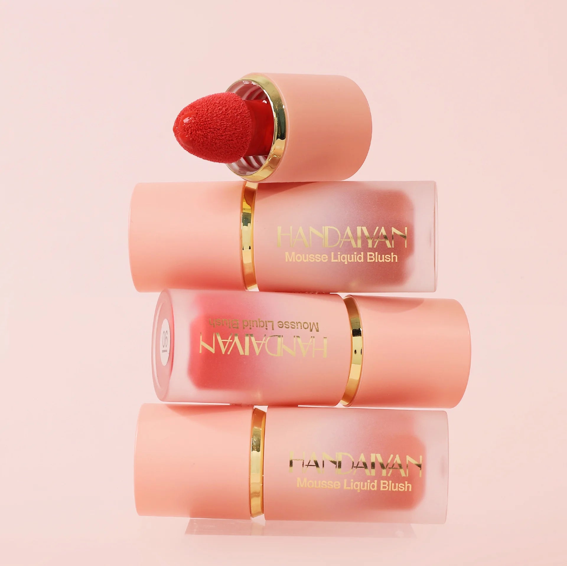 HANDAIYAN Matte Liquid Blush with Sponge Tip Applicator
