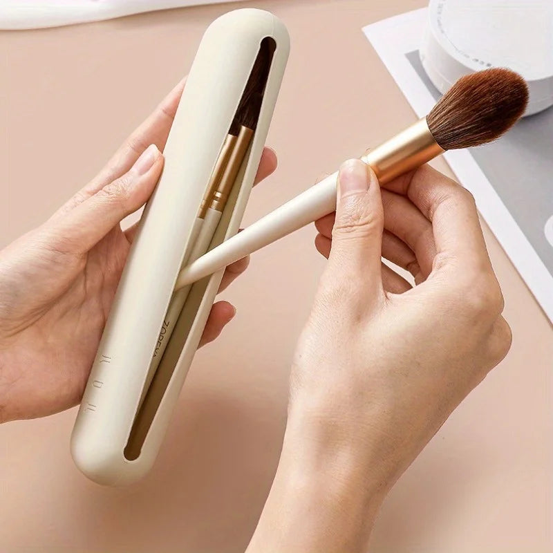 Makeup Bag Makeup Brush Pouch Cosmetic Organizer Travel Holder Storage Brush Case Brush Silicon  Porta Caneta
