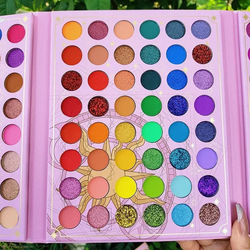 DIKALU 96 Color Eyeshadow Palette Matte Glitter Makeup Set