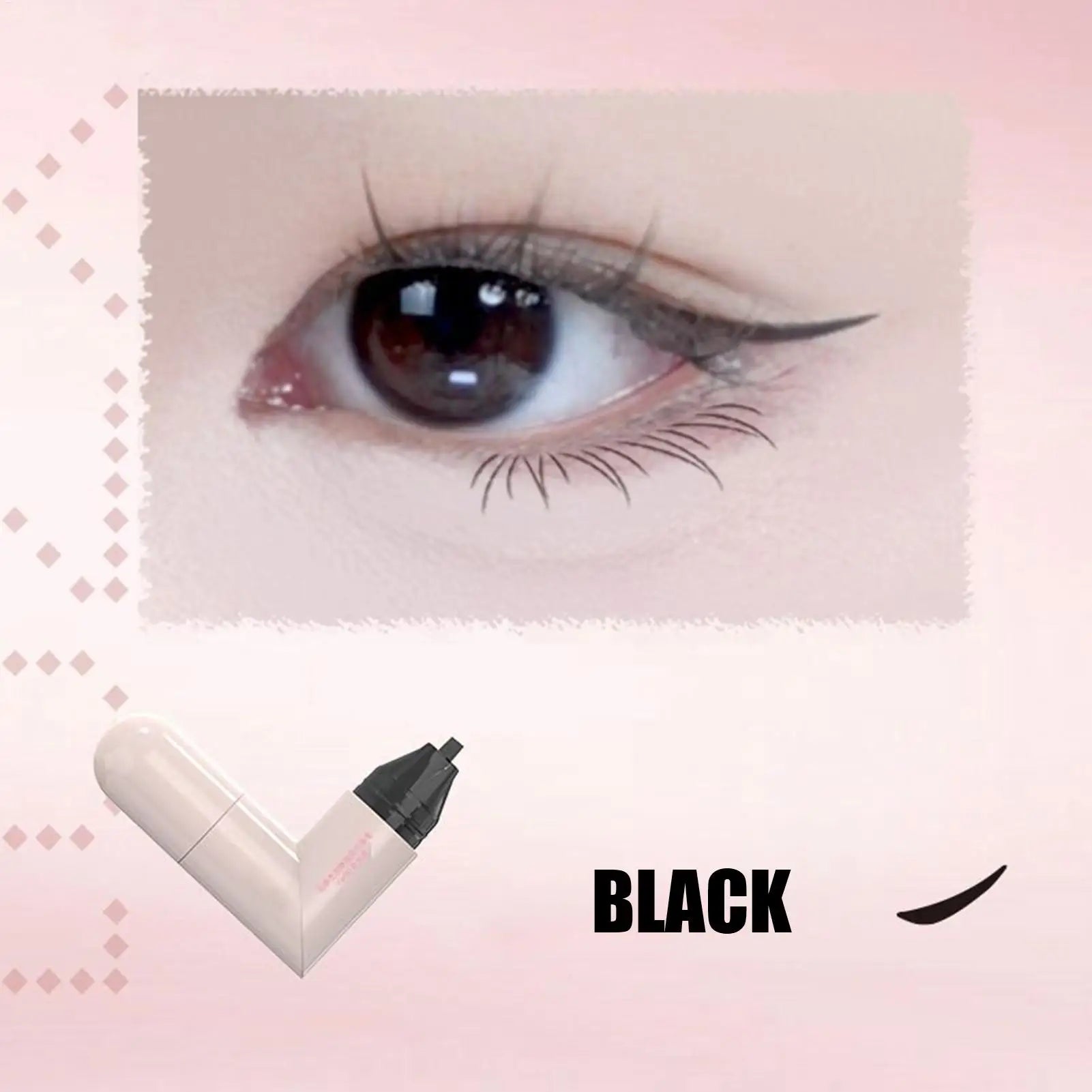 Double-Tip Winged Eyeliner Stamp Waterproof Eye Liner Tool
