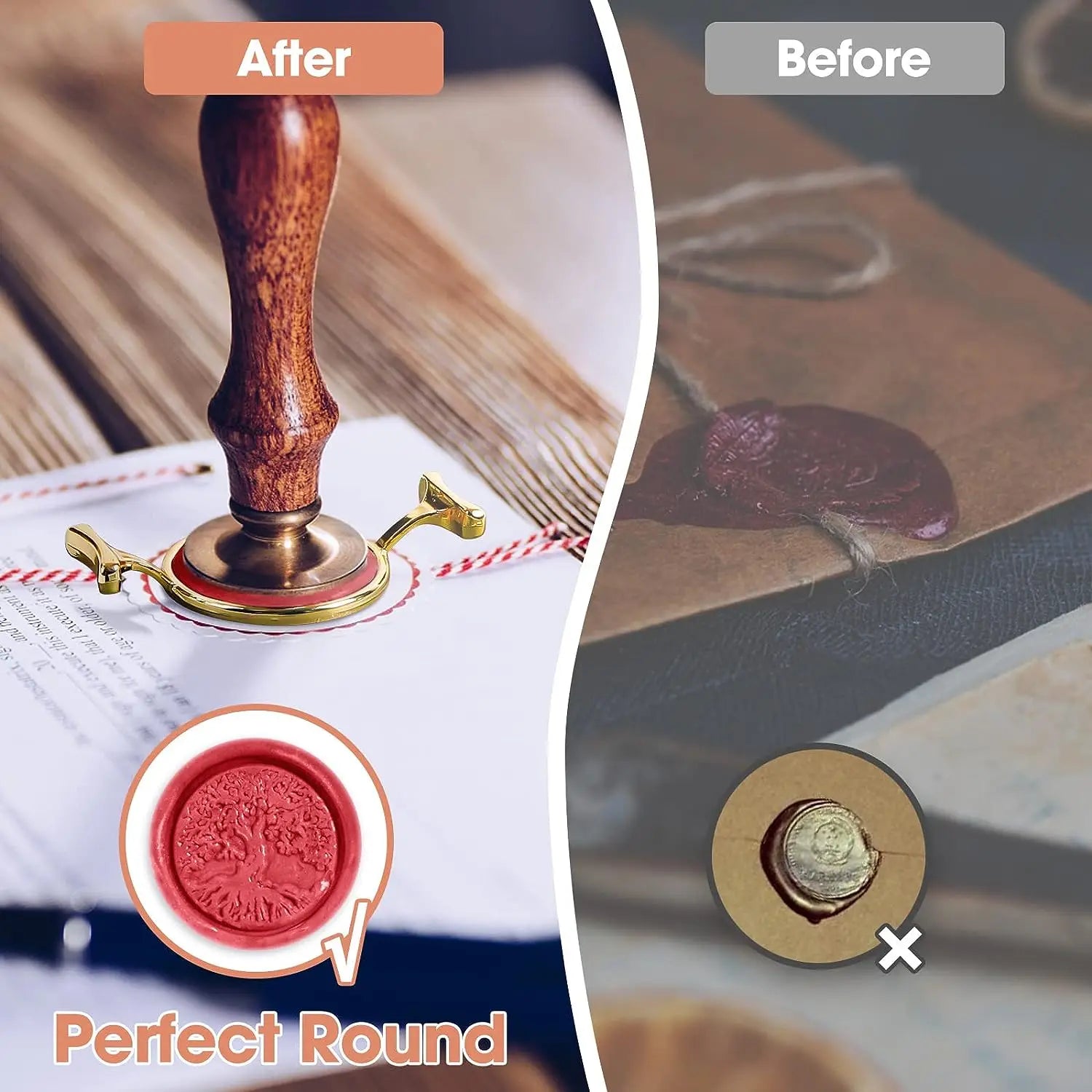 Wax Seal Stamp Metal Mold for Crafting & Invitations