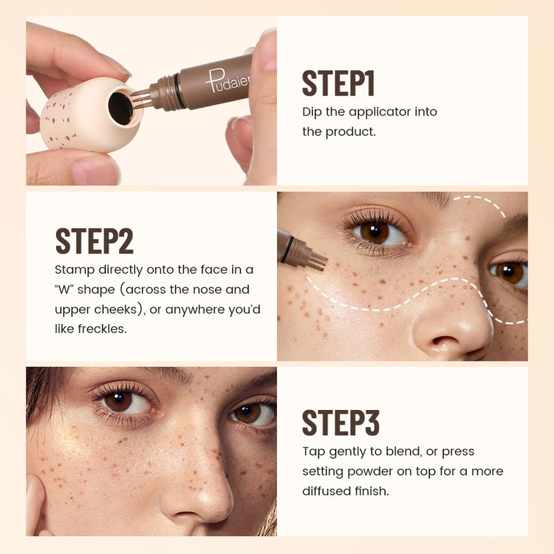 Waterproof Freckle Stamp Pen for Natural-Looking Makeup