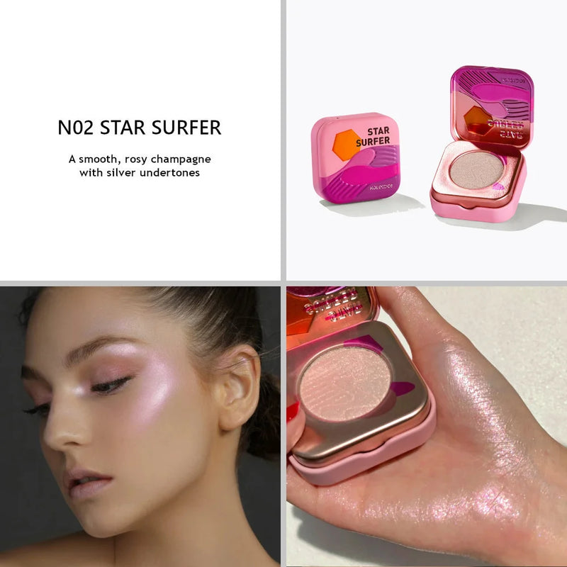 Kaleidos Space Age Chameleon Highlighter & Eyeshadow Palette