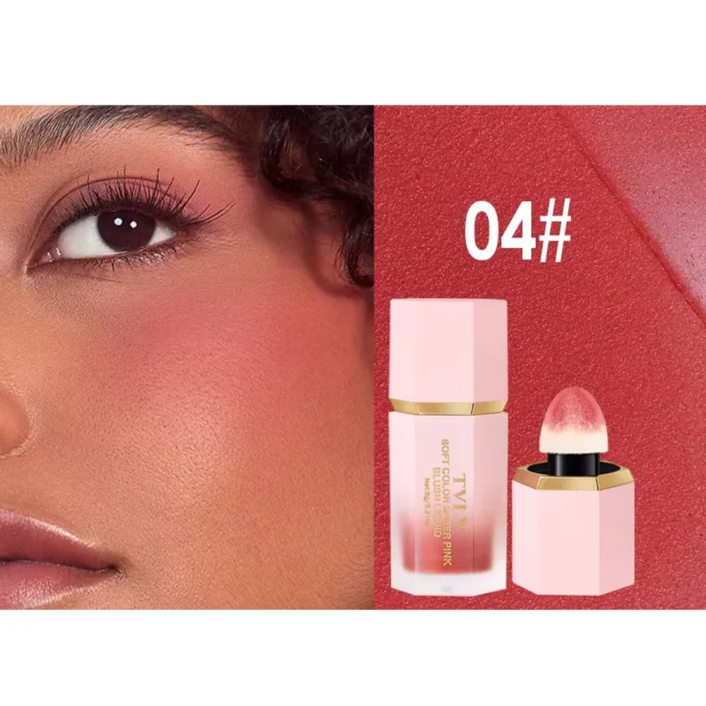 TVLV Velvet Liquid Blush with Sponge Applicator