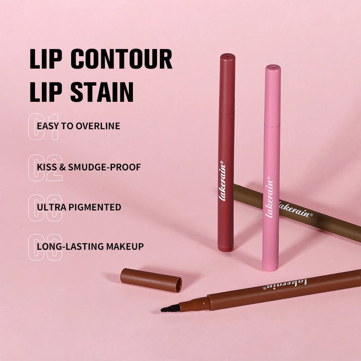 Lakerain Lip Contour Lip Stain Pen Dual-Sided Lip Liner