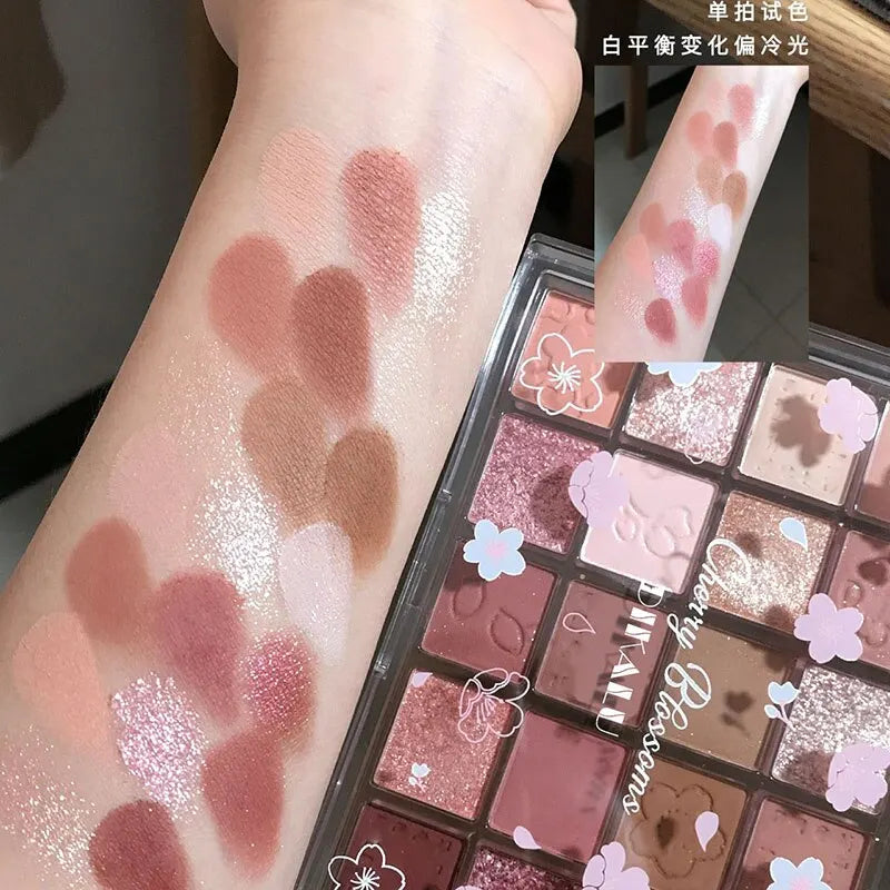 DIKALU Evening Cherry Dance 20 Color Eyeshadow Palette