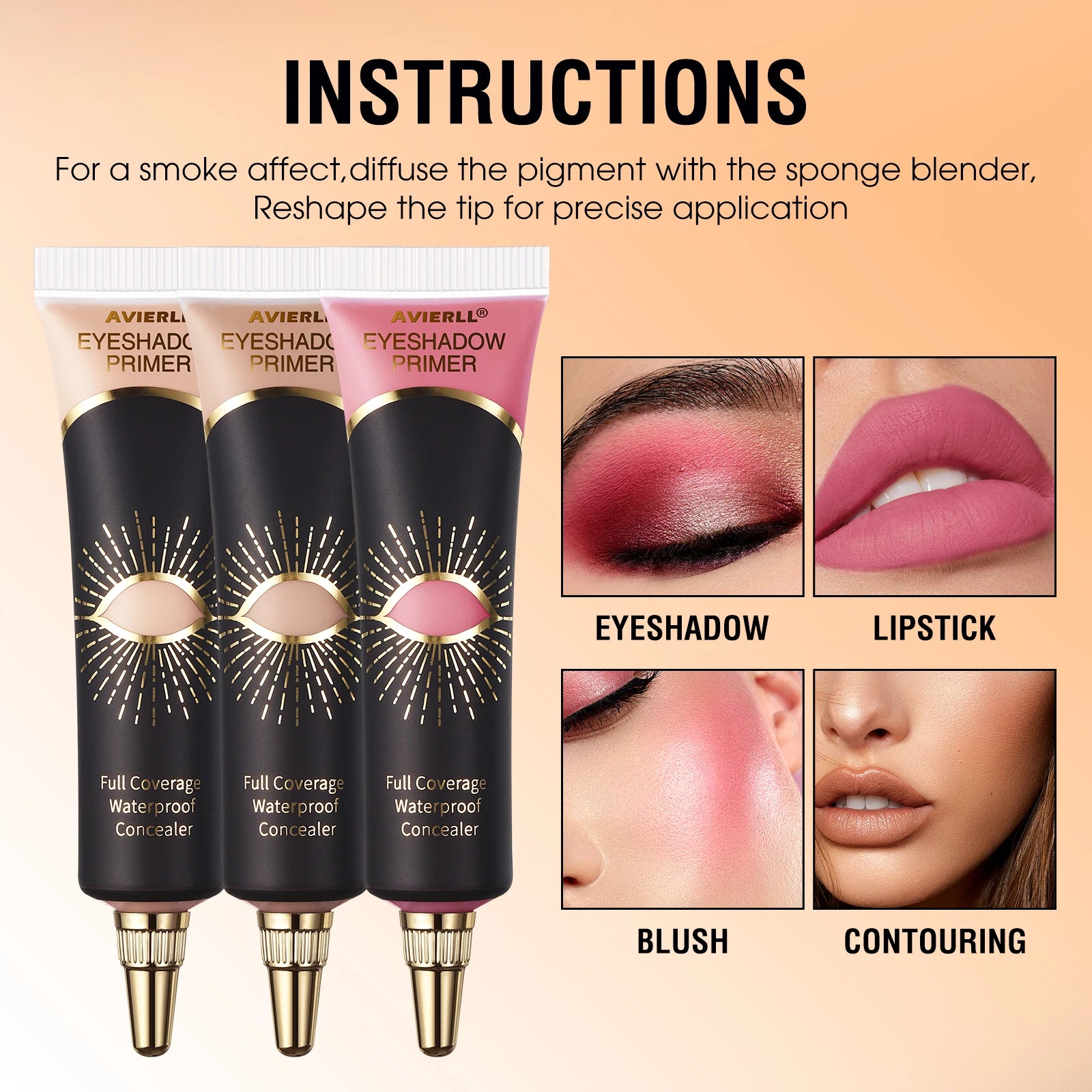 AVIERLL Matte Eyeshadow Primer Waterproof Eye Makeup Base