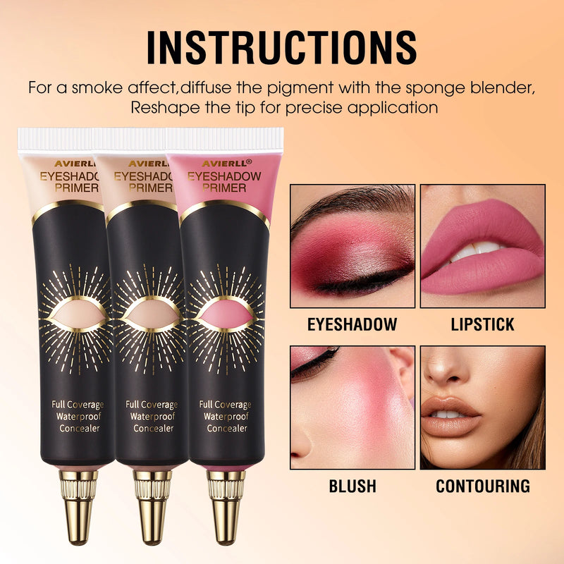 AVIERLL Matte Eyeshadow Primer Waterproof Eye Makeup Base