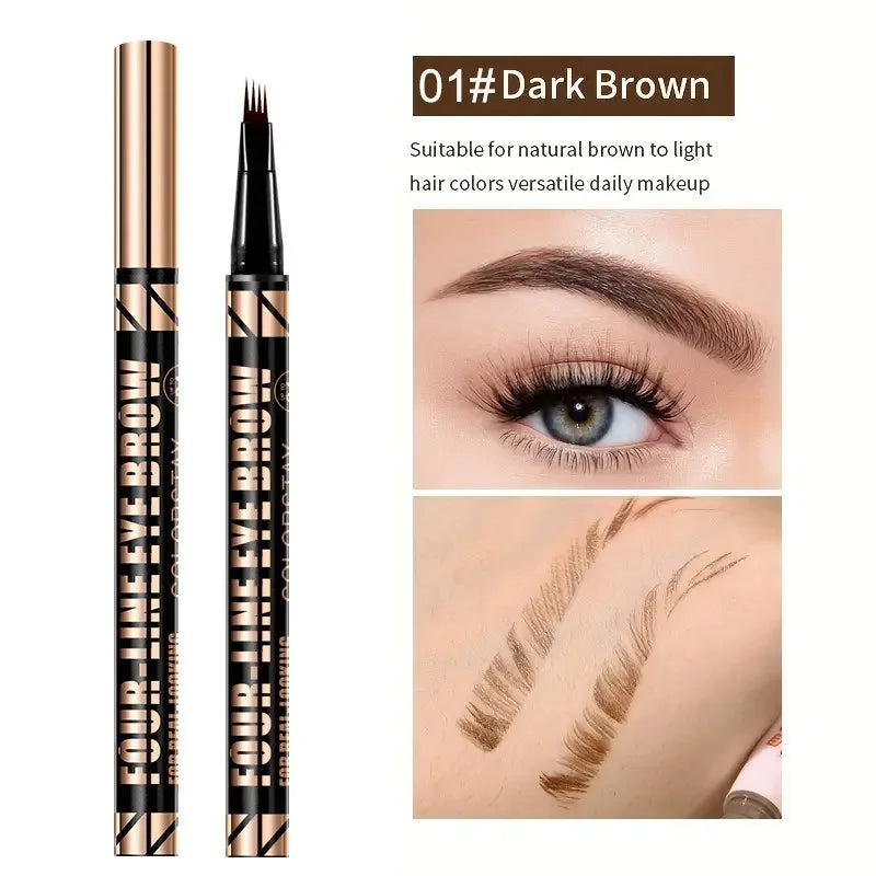 MAILIZI 4-Point Eyebrow Pencil Waterproof Liquid Brow Pen