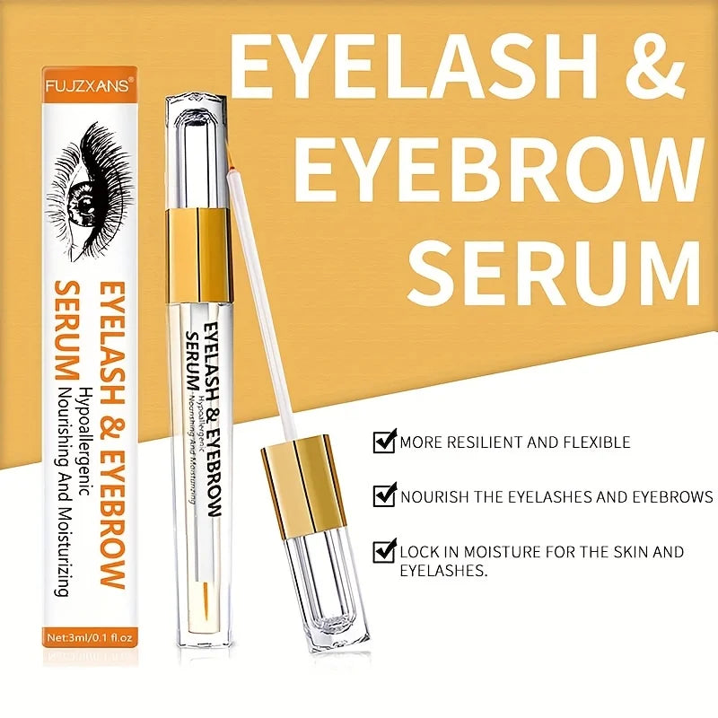 Lashes Serum Growth Natural Eyelashes & Eyebrows Extension Essence Create Lengthening Thick Eyelashes Nourish Serum For Brows
