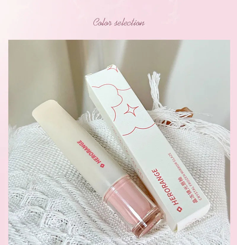 Crystal Jelly Lip Gloss Mirror Water Liquid Lipstick Moisturizing Long Lasting Sexy Lip Plumper Lip Tint Makeup Korean Cosmetics