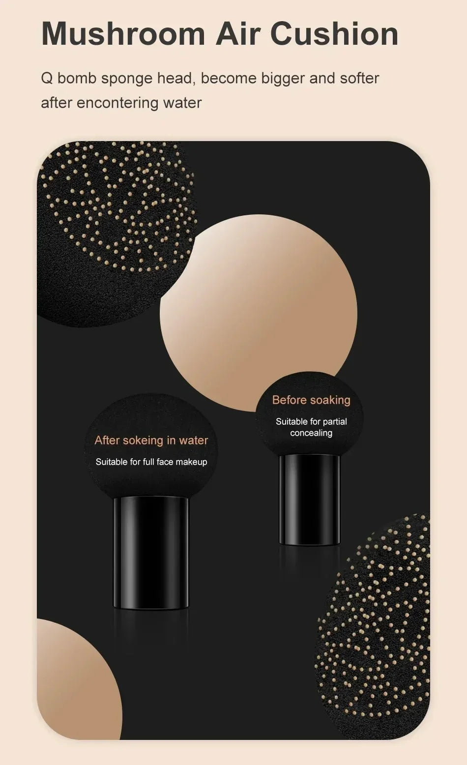 BEAUTY LINASI Mushroom Air Cushion CC Cream Foundation