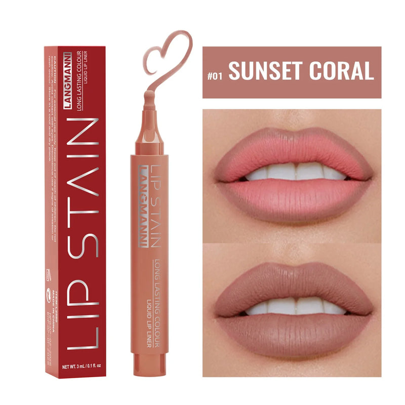 Matte Liquid Lip Liner Marker Pen Dyeing Lip Gloss Waterproof Long Lasting Lipstick Pencil Sexy Lips Contour Makeup Cosmetics