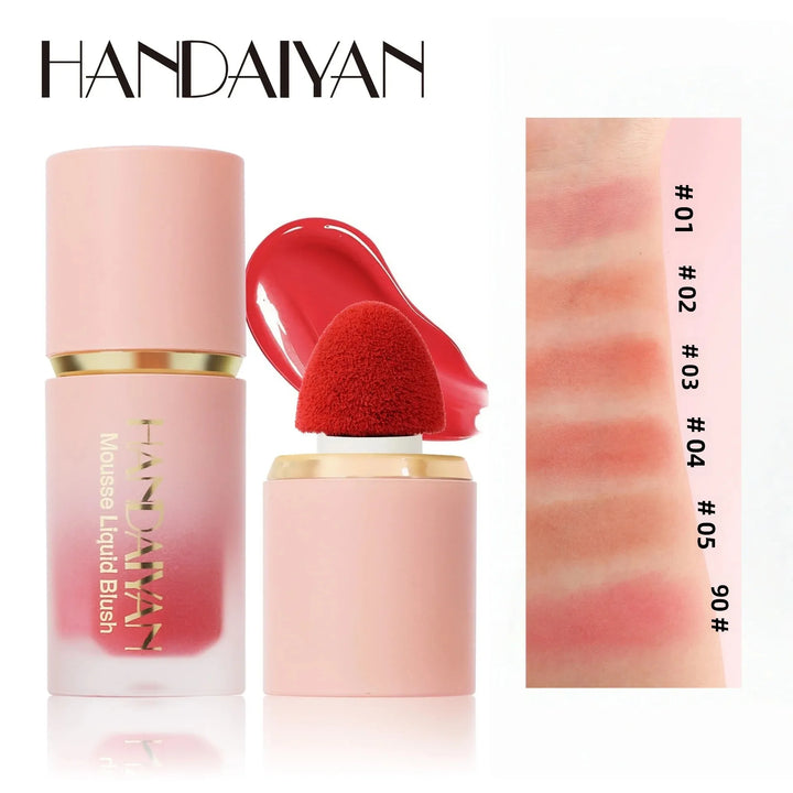 HANDAIYAN Matte Liquid Blush with Sponge Tip Applicator