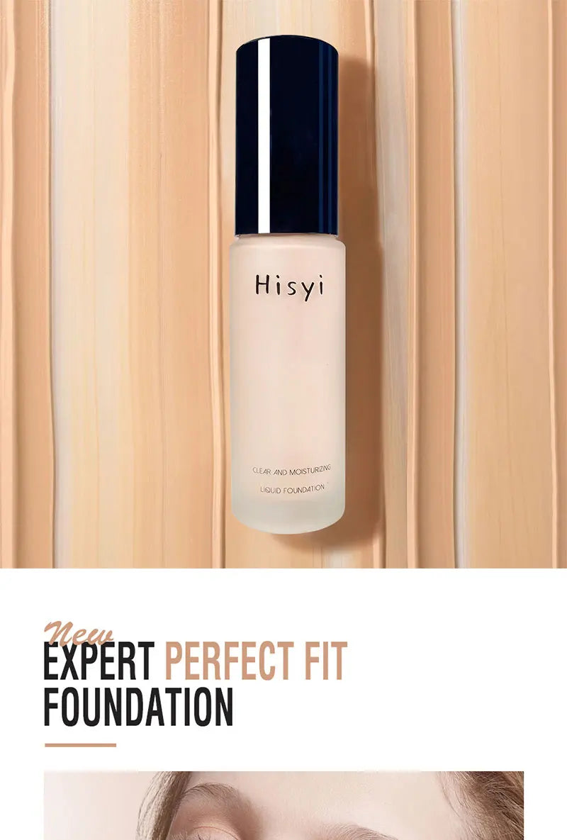 HISYI Moisturizing Liquid Foundation for Natural Coverage