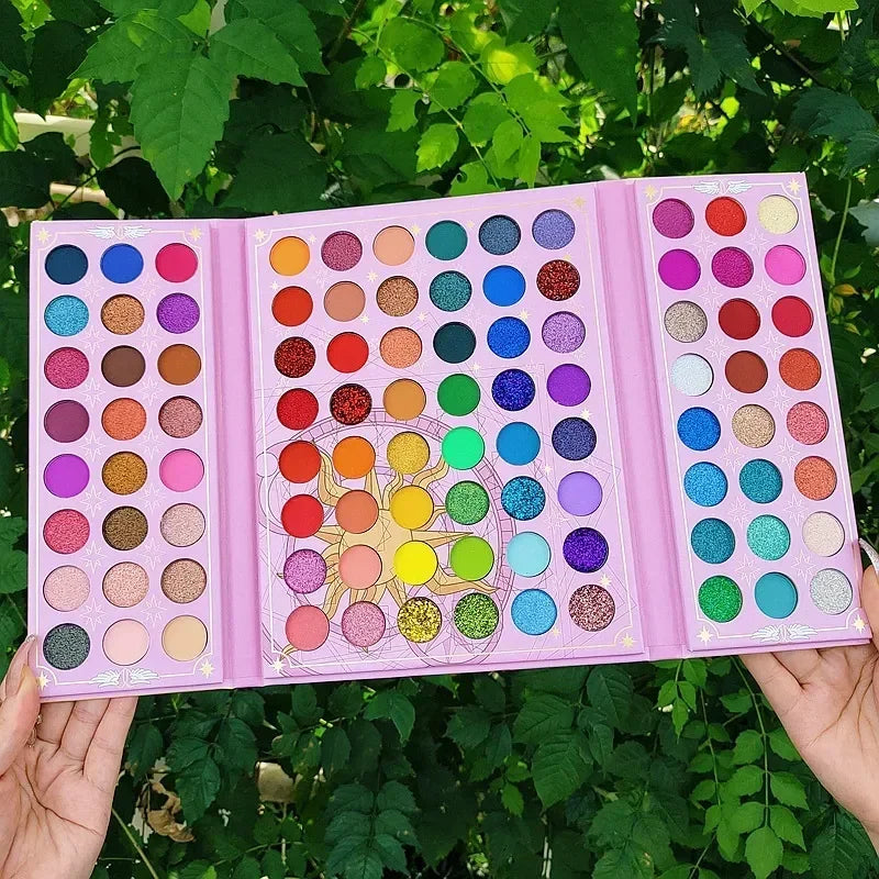 DIKALU 96 Color Eyeshadow Palette Matte Glitter Makeup Set