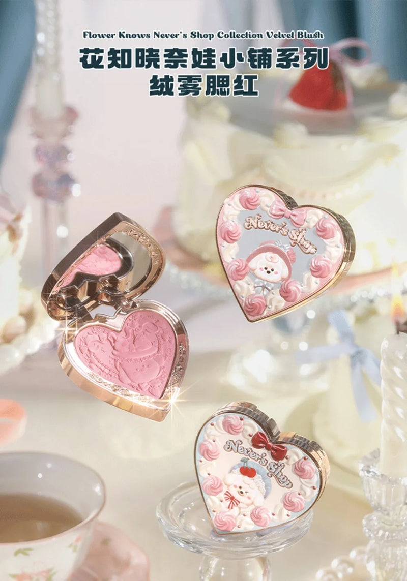 FLOWER KNOWS Velvet Matte Powder Blush