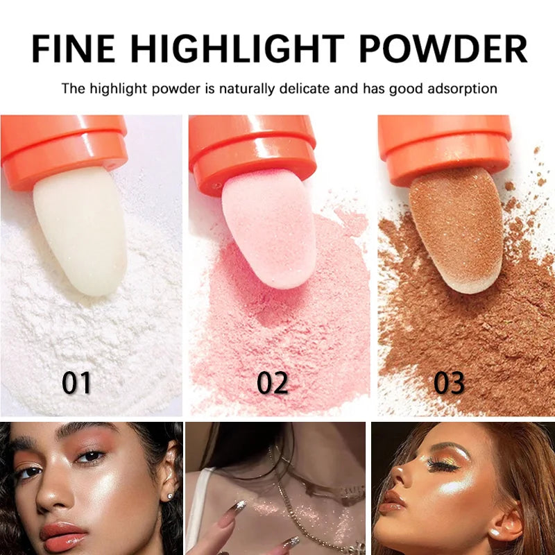 Rebellious Girl Silk Touch Glitter Highlighter Powder