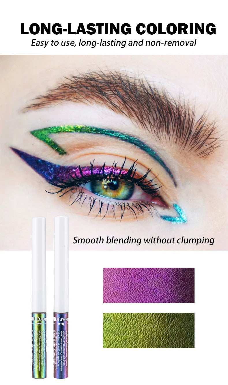 Fit Colors Chameleon Liquid Eyeshadow Multi Chrome Makeup