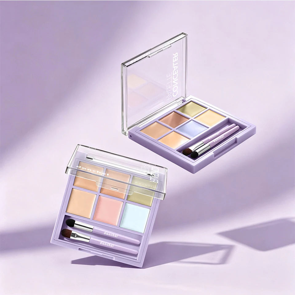 Danchel 6-Color Cream Concealer & Corrector Palette