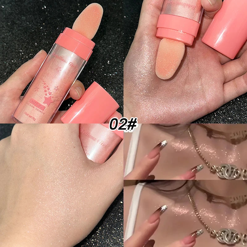 Rebellious Girl Silk Touch Glitter Highlighter Powder
