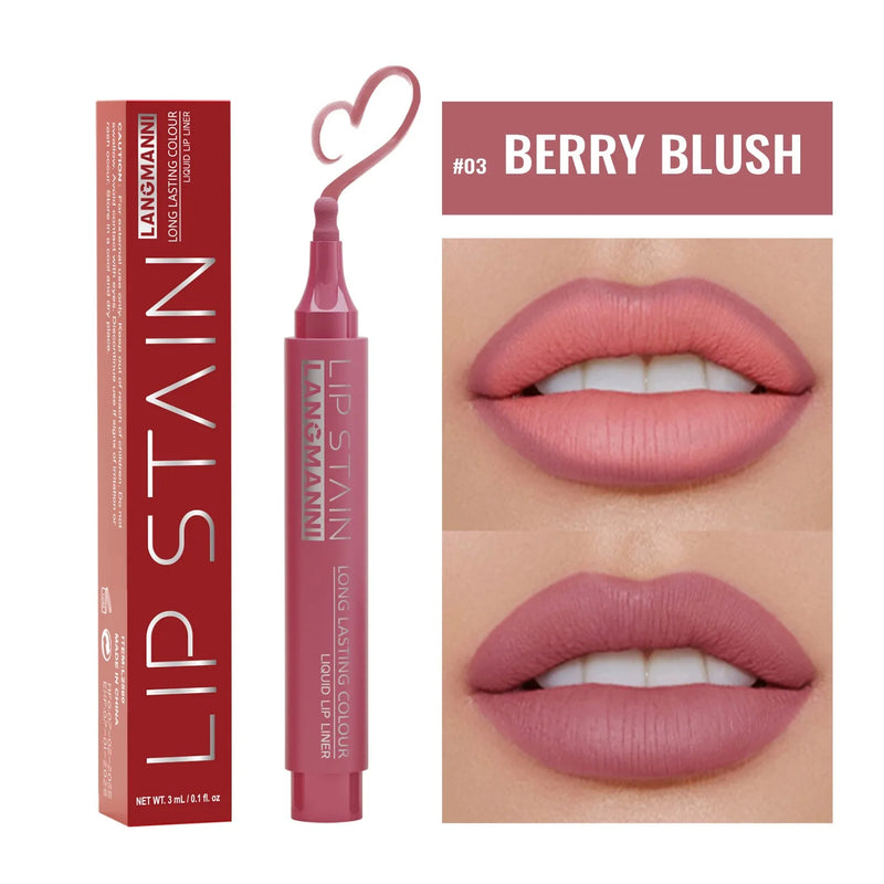Matte Liquid Lip Liner Marker Pen Dyeing Lip Gloss Waterproof Long Lasting Lipstick Pencil Sexy Lips Contour Makeup Cosmetics