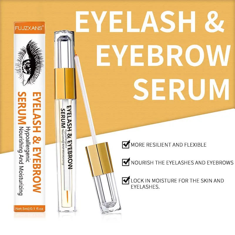 Lashes Serum Growth Natural Eyelashes & Eyebrows Extension Essence Create Lengthening Thick Eyelashes Nourish Serum For Brows