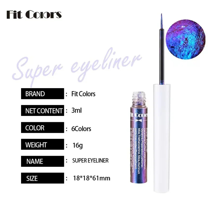 Fit Colors Chameleon Liquid Eyeshadow Multi Chrome Makeup
