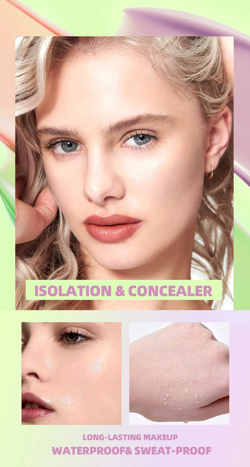 QiBest Three Color Liquid Concealer Makeup Primer