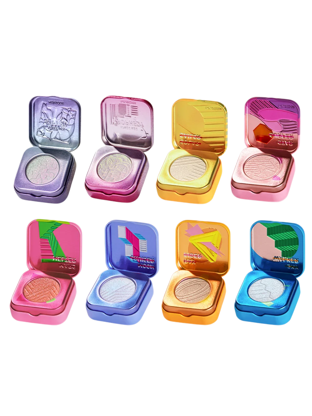 Kaleidos Space Age Chameleon Highlighter & Eyeshadow Palette