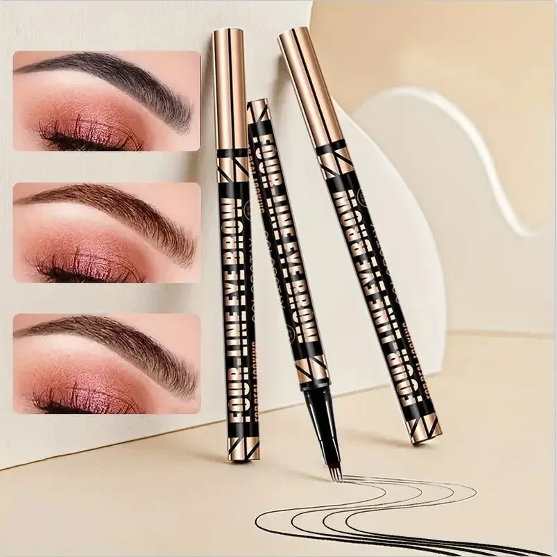 MAILIZI 4-Point Eyebrow Pencil Waterproof Liquid Brow Pen