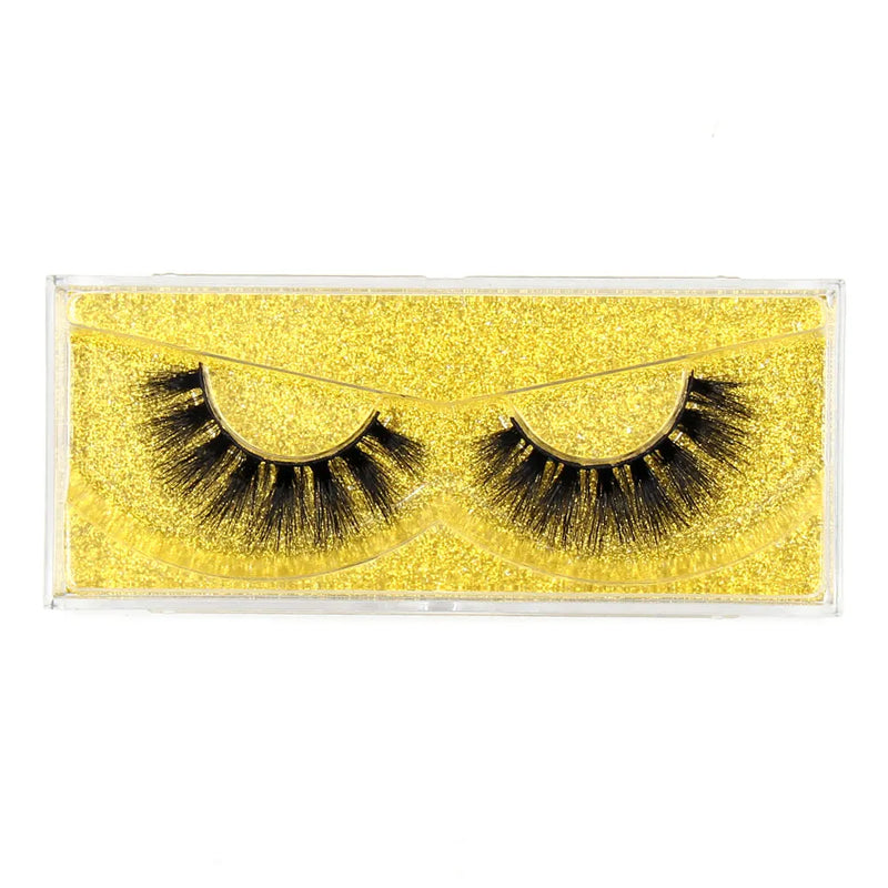 FOXESJI Lashes 3D Mink Eyelashes Natural Long Fluffy Dramatic Strip Eye Lashes Eyelash Extension Soft False Eyelashes Makeup