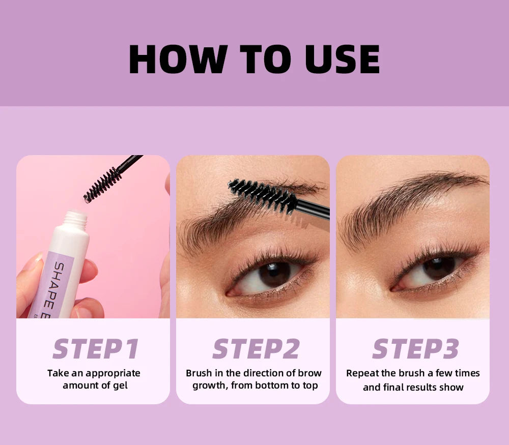 QiBest Transparent Eyebrow Styling Gel
