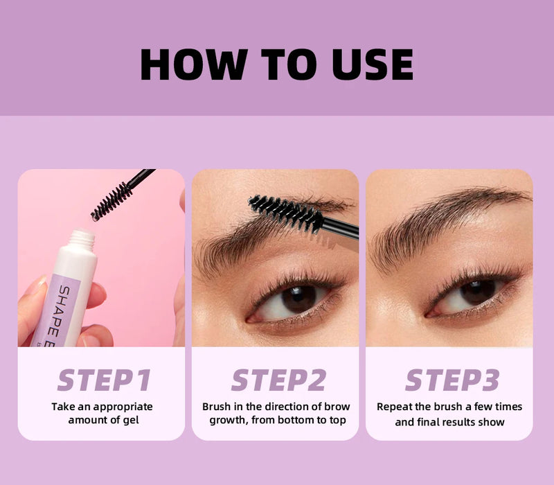 QiBest Transparent Eyebrow Styling Gel