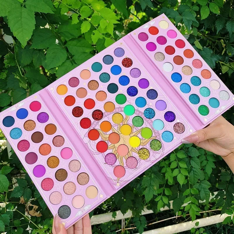 DIKALU 96 Color Eyeshadow Palette Matte Glitter Makeup Set
