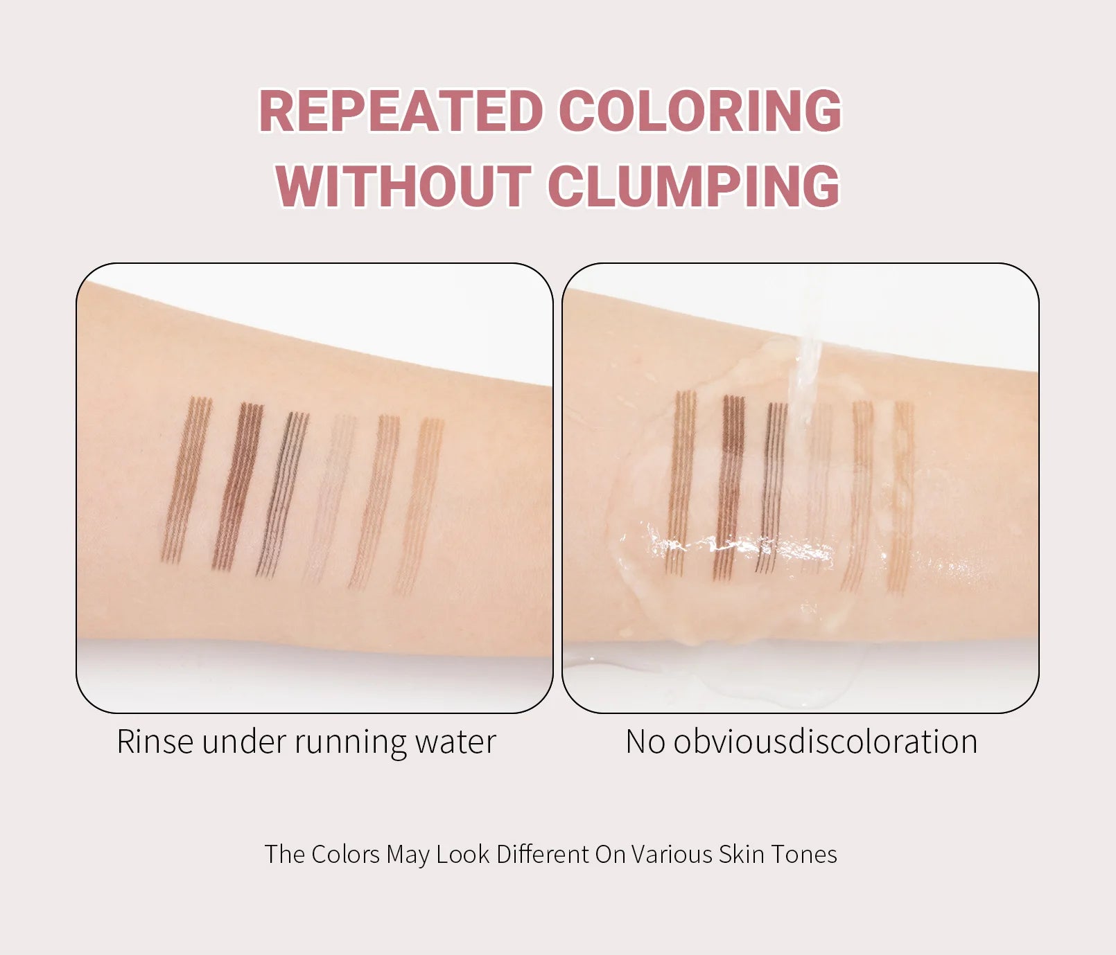 QIC Four Claw Liquid Eyebrow Pen Waterproof Brow Enhancer