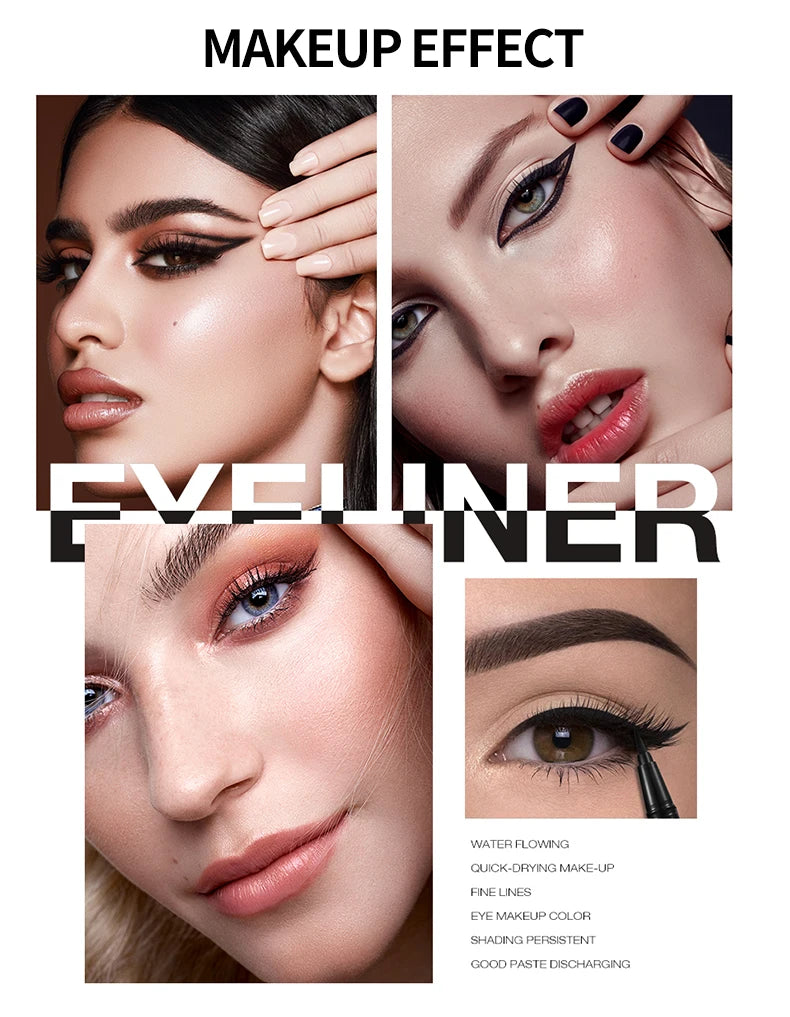 YANQINA Precision Liquid Eyeliner Pen Waterproof Quick Dry