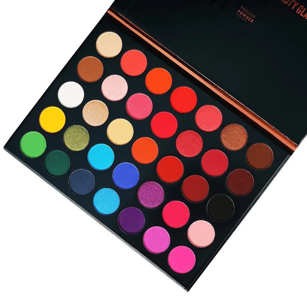 BEAUTY GLAZED 35 Color Matte & Shimmer Eyeshadow Palette