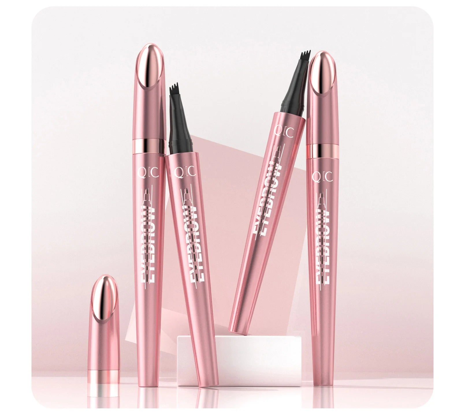 QIC Four Claw Liquid Eyebrow Pen Waterproof Brow Enhancer