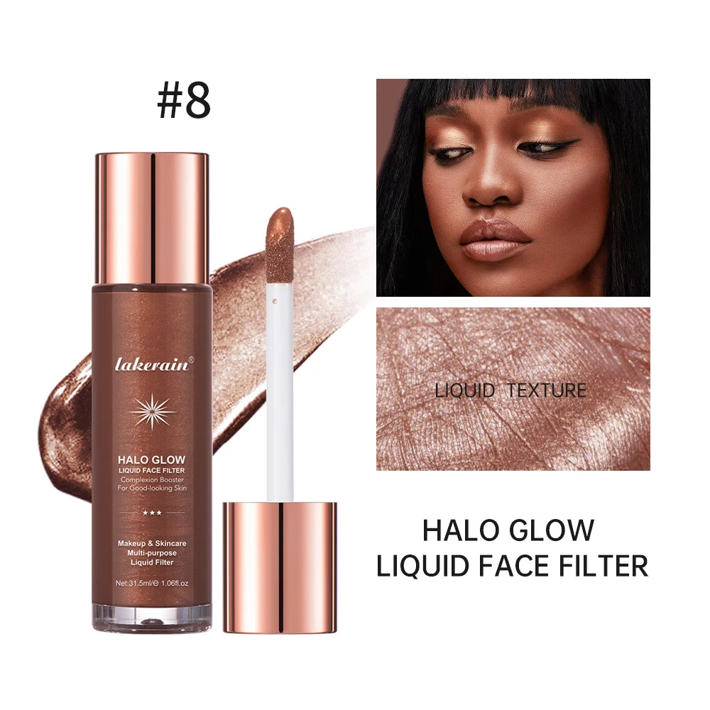 Lakerain Halo Glow Liquid Highlighter Face Filter