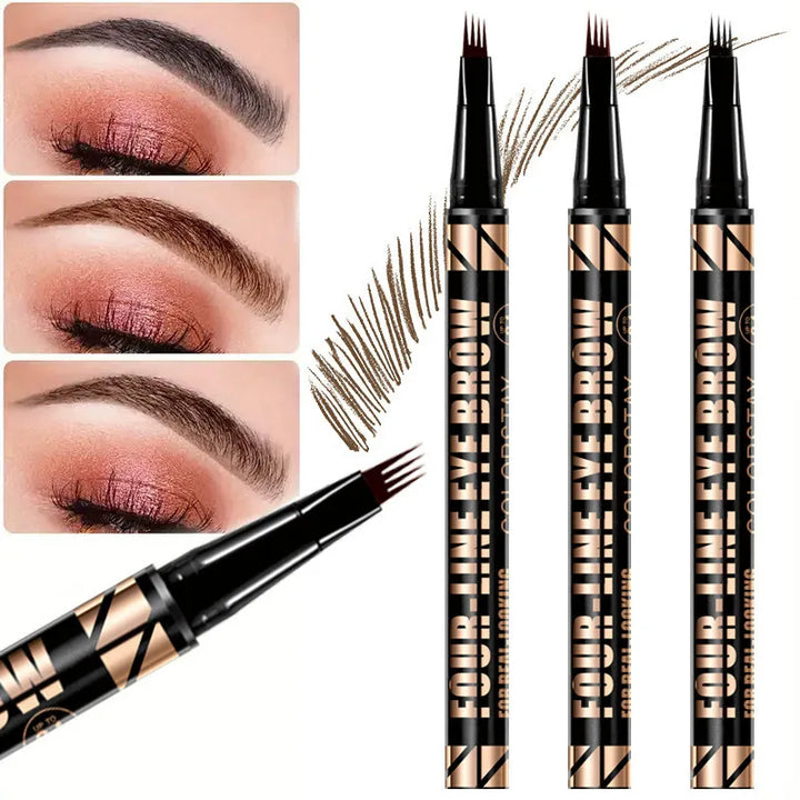 MAILIZI 4-Point Eyebrow Pencil Waterproof Liquid Brow Pen