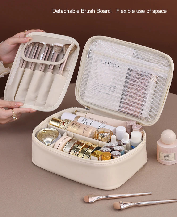 New Women's Cosmetic Bag Portable Storage Bag Large Capacity Luxury Makeup Bag Travel Organizer Essentials Toiletry Bags