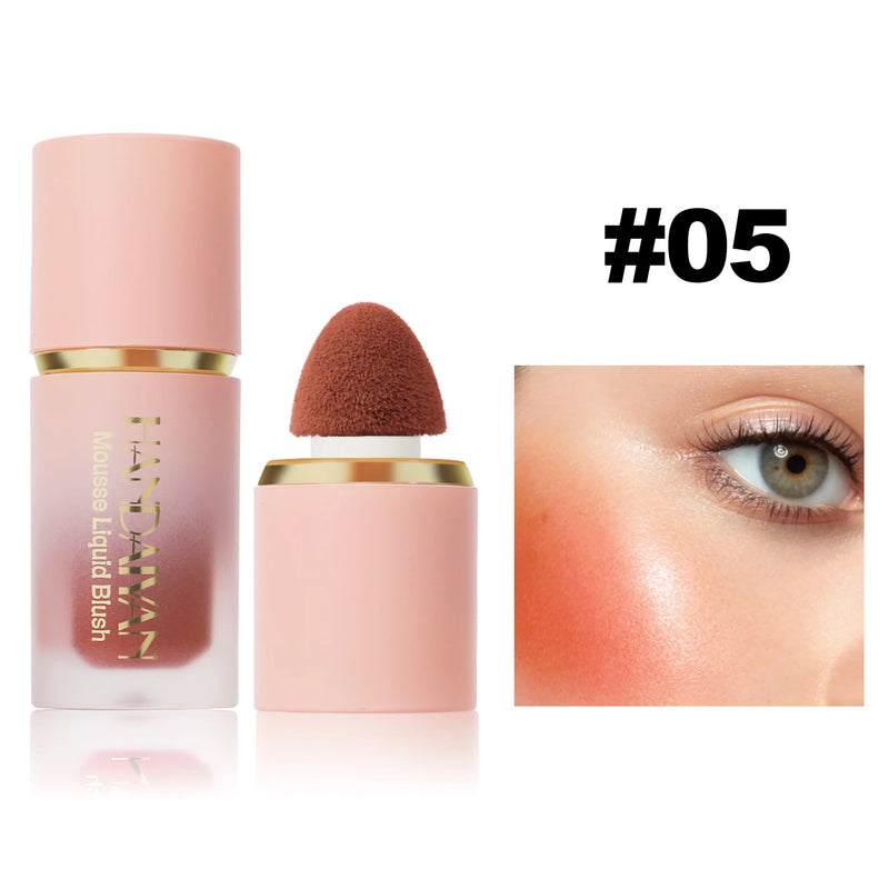 HANDAIYAN Matte Liquid Blush with Sponge Tip Applicator