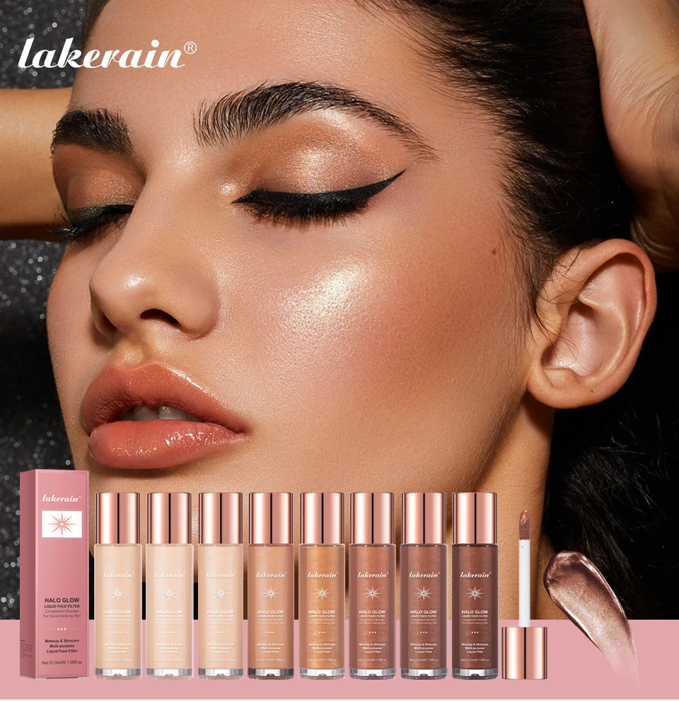 Lakerain Halo Glow Liquid Highlighter Face Filter
